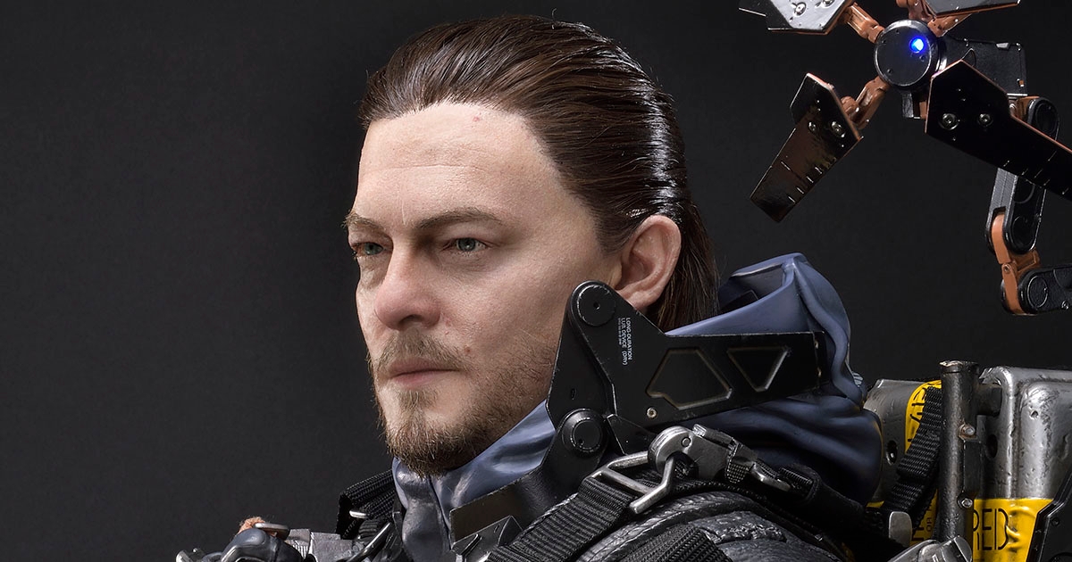 コジマプロダクション第1弾タイトル『デス・ストランディング』の主人公『サム・ポーター・ブリッジズ』(演:ノーマン・リーダス)を1/2スケールで立体化!