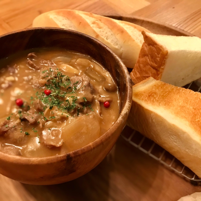 ロシア人直伝の自家製ビーフストロガノフ