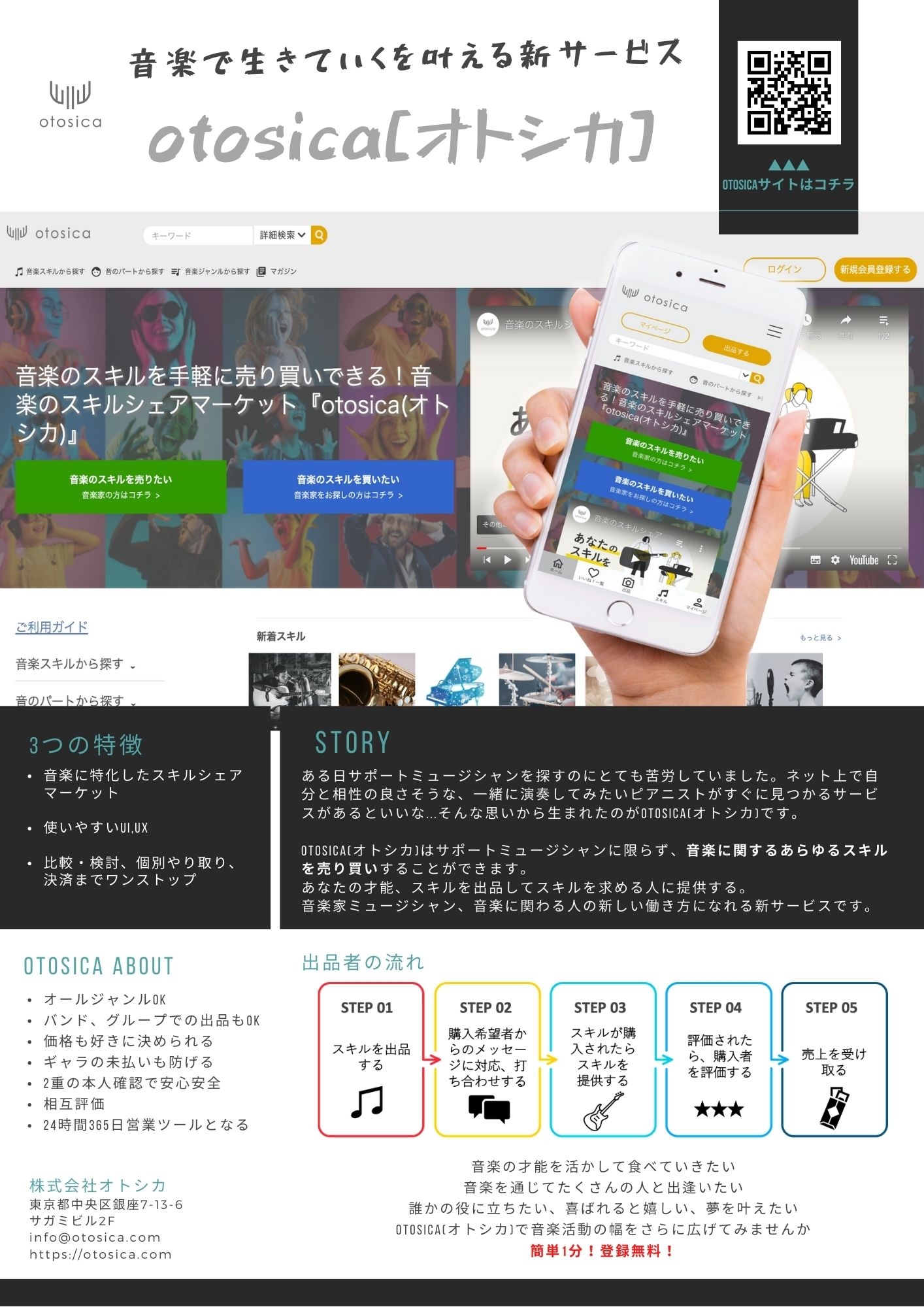 otosicaフライヤー(出品者向け)