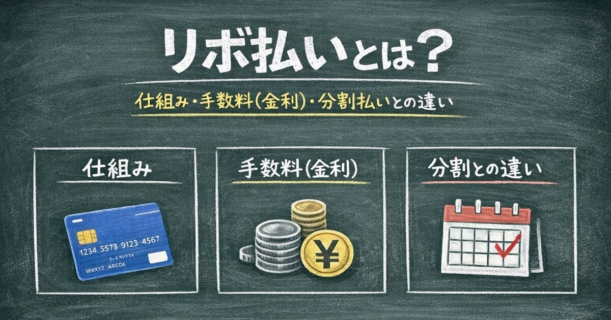 【記事公開】リボ払いとは？仕組み・手数料（金利）・分割払いとの違いをわかりやすくして公開