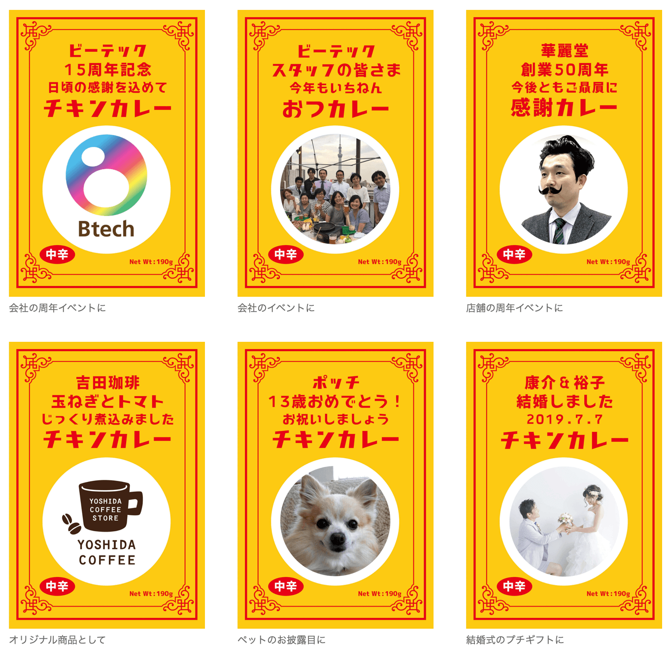 チキンカレー/オリジナルオーダー 作例