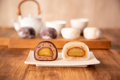 洋風と和風の2種の和栗大福