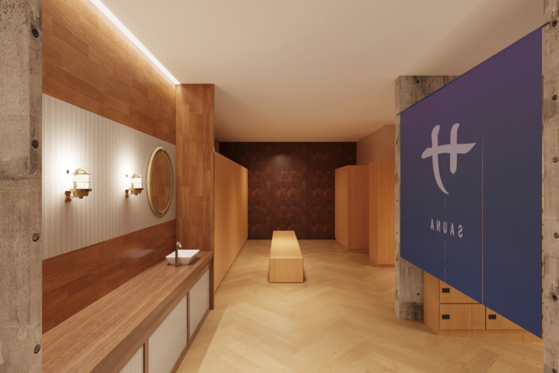 サウナ入口/イメージ