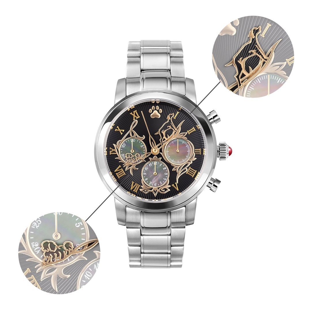 愛犬、愛猫など、あなたのペットを文字盤や針にデザイン。「ペットデザイン腕時計」サービス1月10日(金)開始