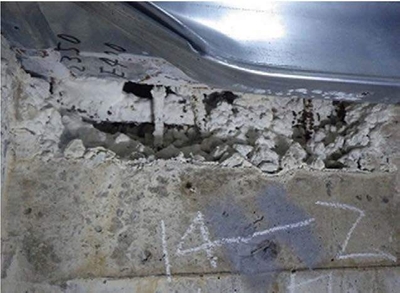 コンクリート打設不良