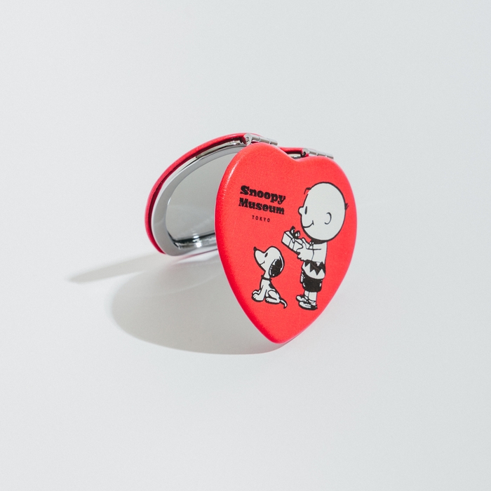 コンパクトミラー ハート