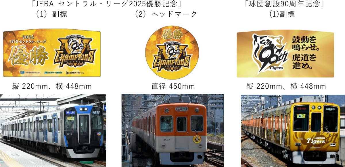 阪神タイガース 記念副標・ヘッドマークを 数量限定で発売します