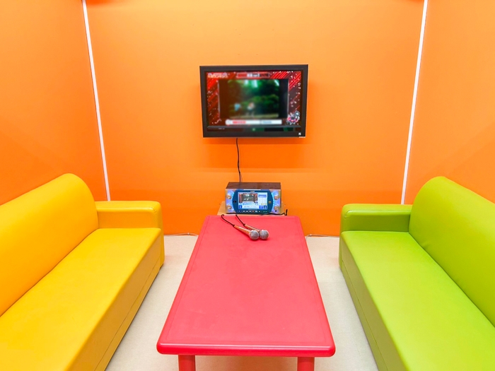 追加料金なしのカラオケコーナー