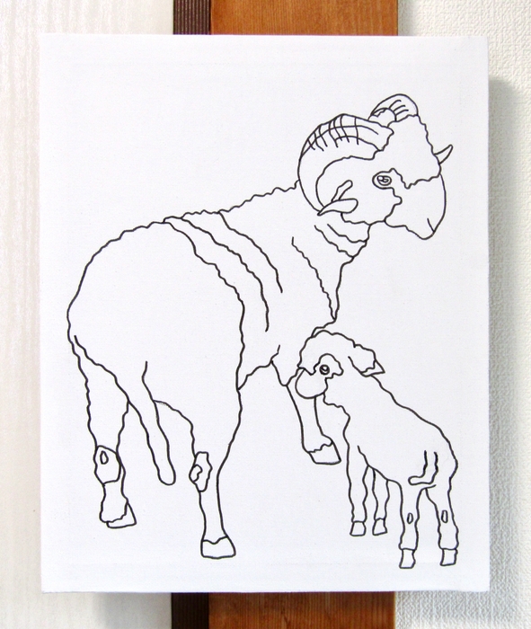 キャンバス下絵イメージ