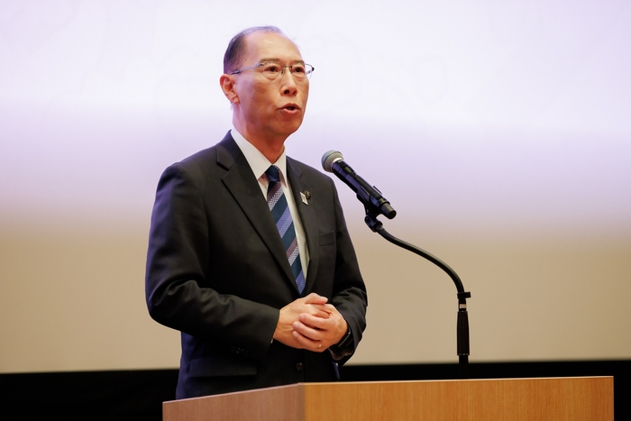 千歳市長 横田隆一氏