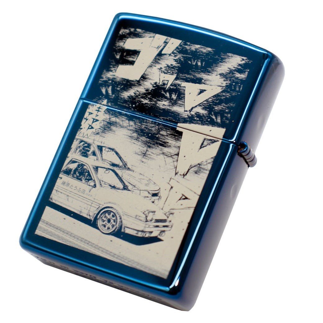 頭文字D』の世界観をブルーチタンで再現。150個限定の「特別仕様ZIPPO