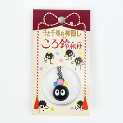 ジブリ人気キャラの和小物になって大集結。小さな鈴根付（ねつけ）はころころと綺麗な音色です。