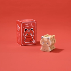 福島の赤べこがスイーツに！新感覚のバウムクーヘン 『あかべこカタヌキバウム』7/19(土)より順次発売