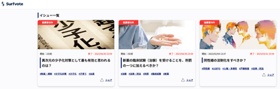 Surfvoteのイシュー