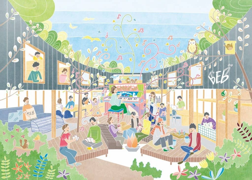 【BEB5軽井沢】日本各地を旅して、フィナーレの地軽井沢へ。星野リゾートの施設を巡る「旅するLovePiano」を7カ所目のBEB5軽井沢に設置│期間:2023年6月6日~7月31日