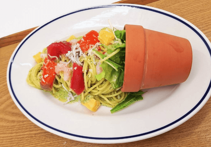 きらめく海のツリーパスタ