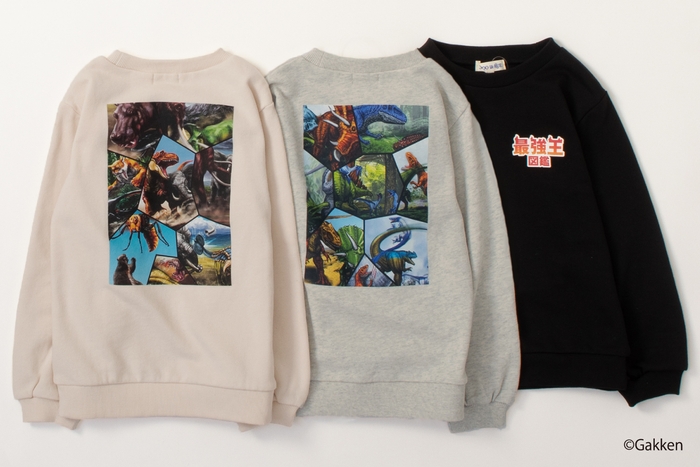 「最強王図鑑×SHOO・LA・RUE」バックプリントスウェット