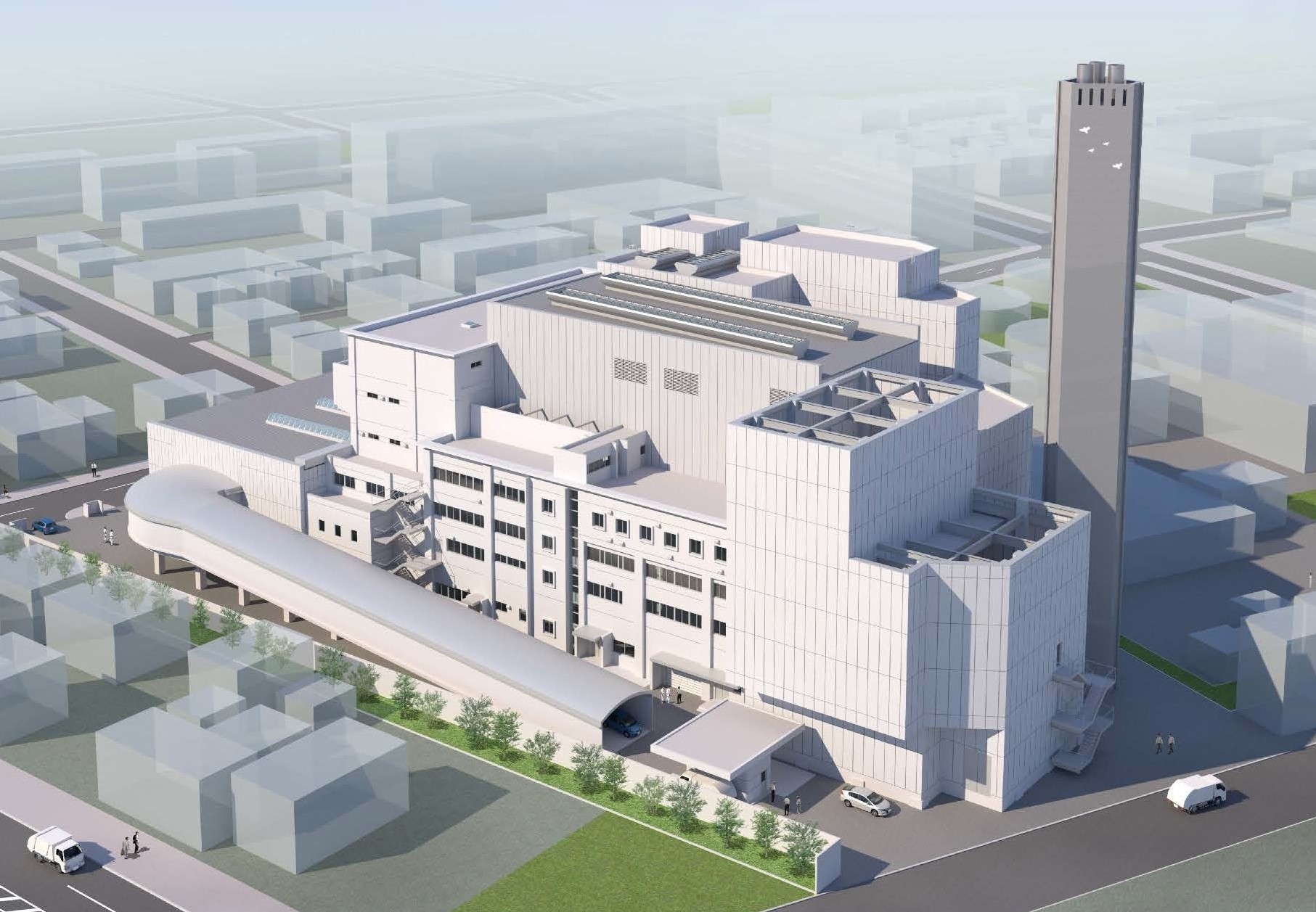 日乃出清掃工場 完成イメージ図