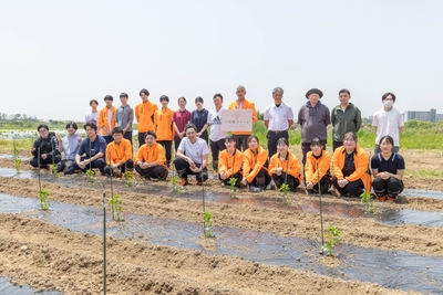 2025年5月21日実施「一の坊ファーム」での種まき＆収穫体験