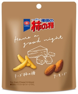 『40g 亀田の柿の種 チーズ＆アーモンド』