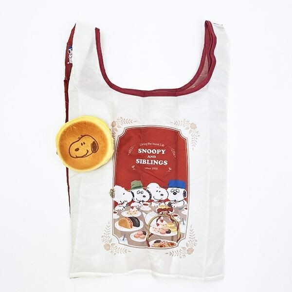 スヌーピーのポーチ付きエコバッグ