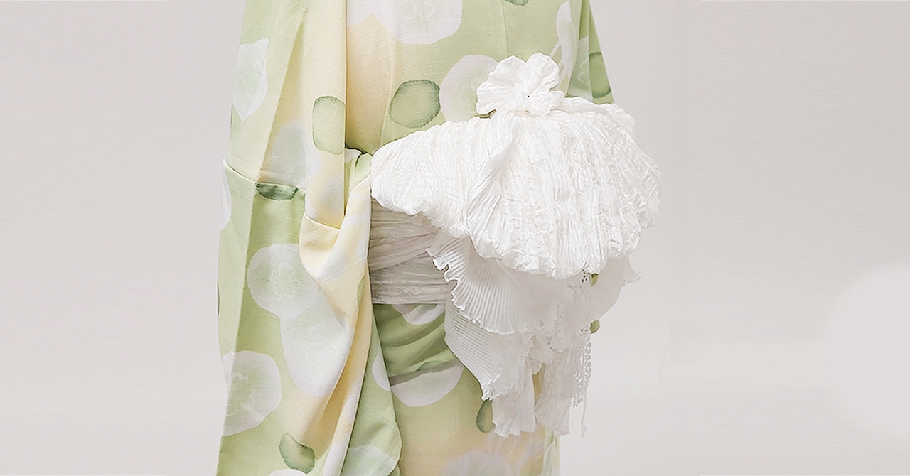 Twitterで話題の「クラゲ帯結び」が特別に商品化!3日間開催の店頭イベントで数量限定販売!