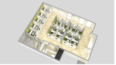 ＜３階（喫煙可能フロア）＞