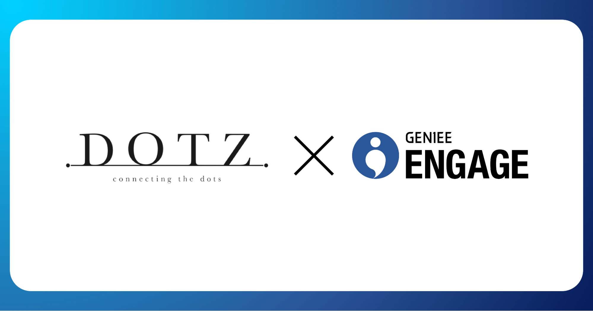 ジーニー、DOTZ株式会社と事業連携を開始
