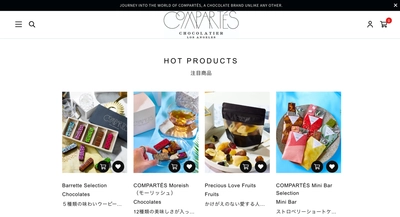 ロサンゼルス発の高級チョコレートブランド「COMPARTES(コンパーテス)」が日本再上陸