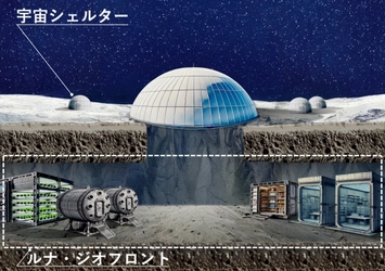 安藤ハザマ　月での技術開発新構想　 ― 「宇宙シェルター」と「ルナ・ジオフロント」 ―