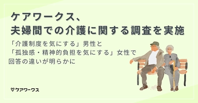 ケアワークス、夫婦間での介護に関する調査を実施