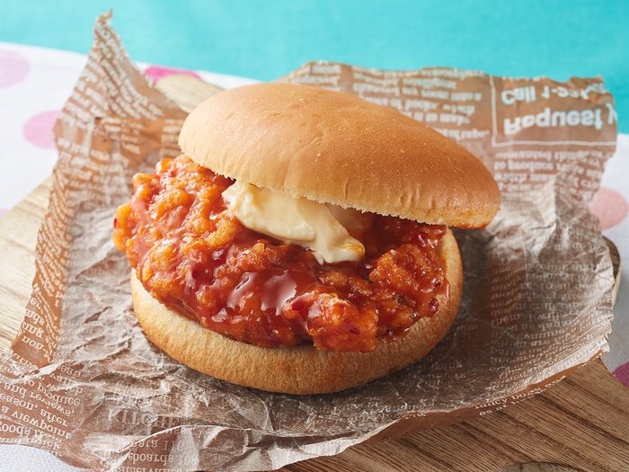 ヤンニョムチキンバーガー画像(画像はイメージです。)