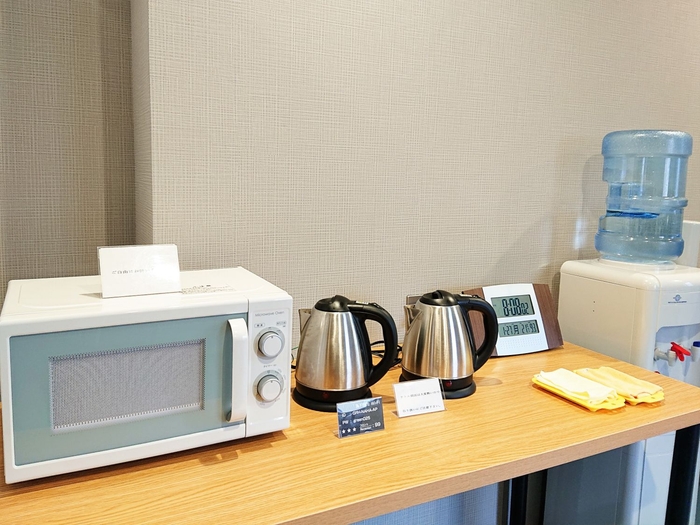 ウォーターサーバー / 電子レンジ / ケトル(共用部)