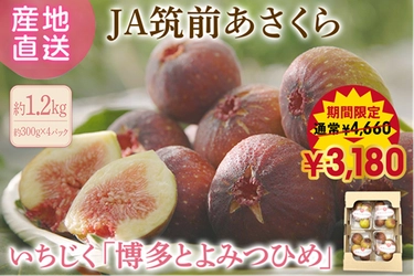 ＪＡタウンのショップ「博多うまかショップ」でお盆の生産者応援！ 「博多とよみつひめ」を特別価格で予約受付中！ 