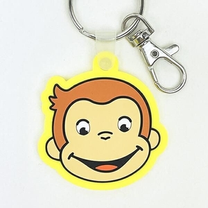 おさるのジョージラバーキーホルダー