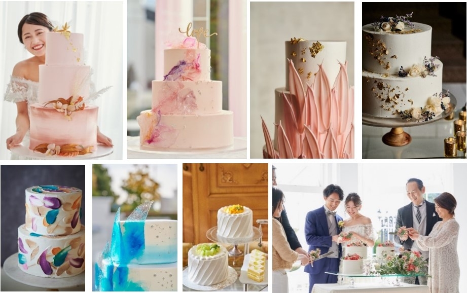 遠藤孝商店　角ミラープレート足付　バラ　ウエディングケーキ、パーティー等に 遠藤孝商店 角ミラープレート足付 バラ ウエディングケーキ