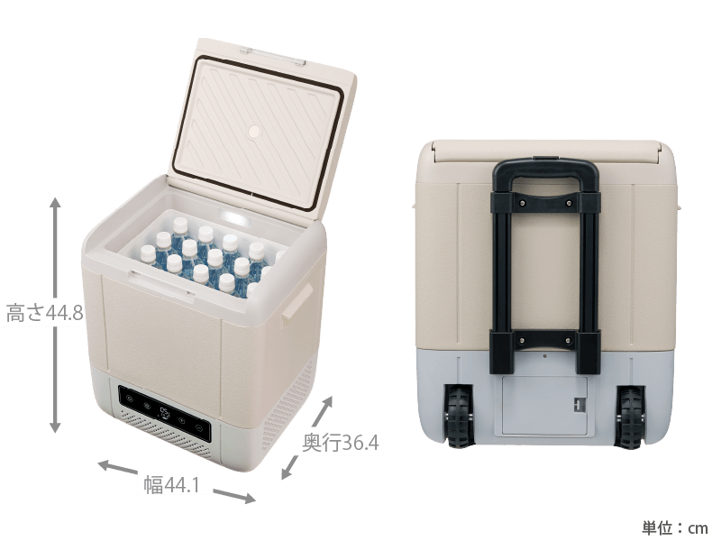 18リットルは500mlペットボトル20本収納可