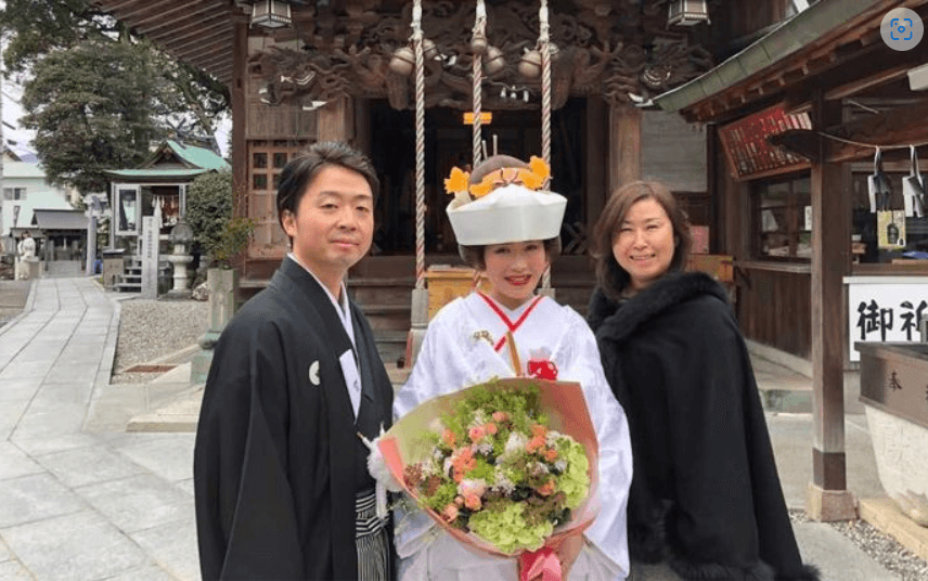 2020年12月神前式(シンシアリーで成婚されたお二人と共に)