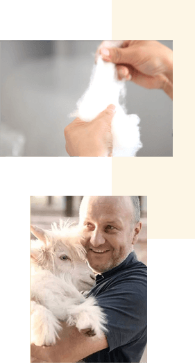 カシミヤ加工イメージ