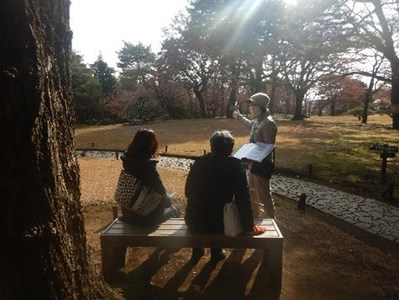 庭園ガイド（昨年度の様子）