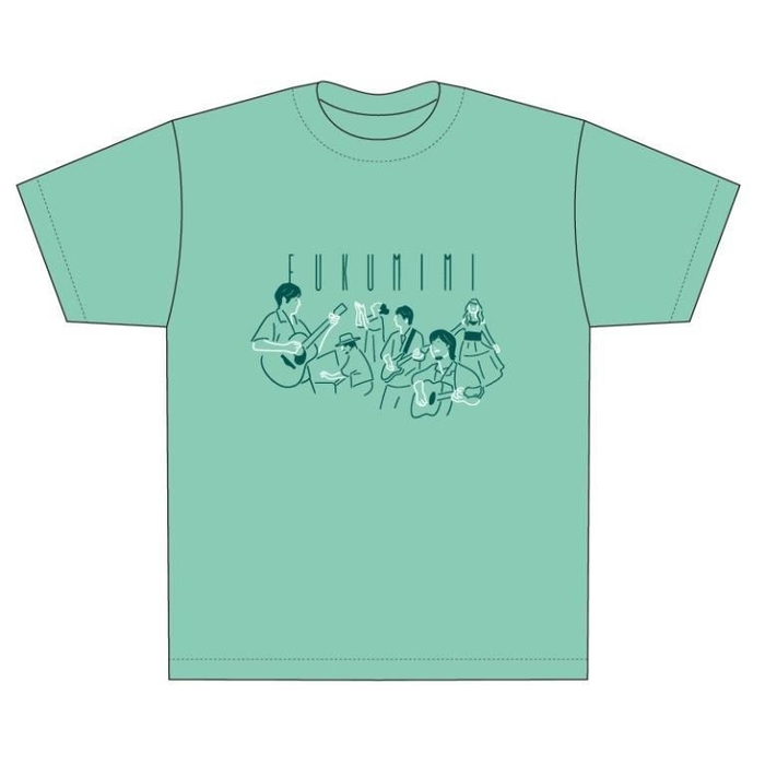 FUKUMIMI Tシャツ(ミントグリーン)