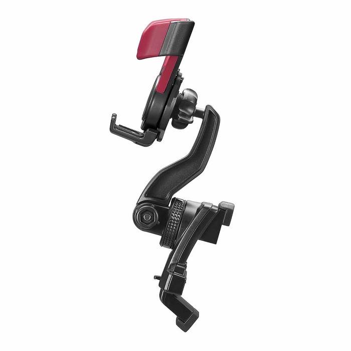 カーメイト SA30 スマホルダー ロングアーム エアコン取付 ウィングキャッチ レッド 本体側面