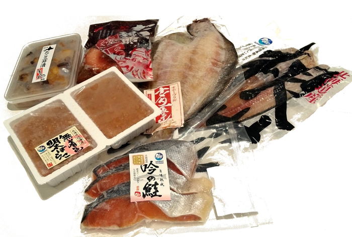 北海道食品事業者応援セット(魚製品・一例)