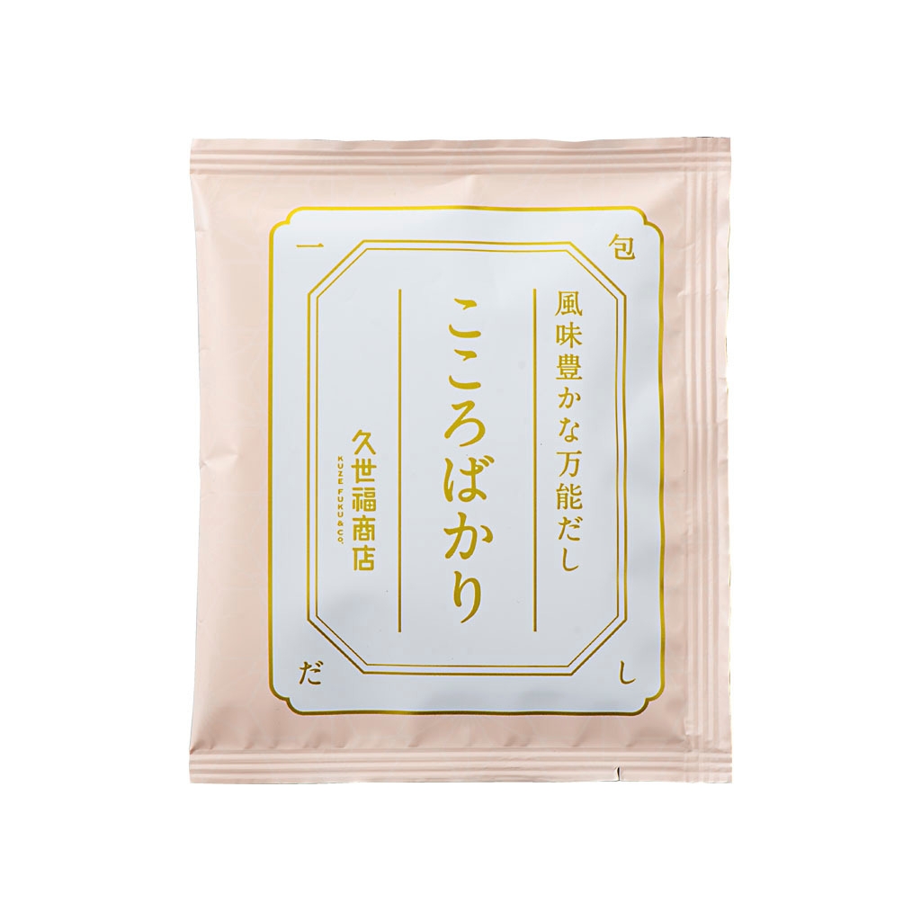 風味豊かな万能だし こころばかり(一包):140円(税込)