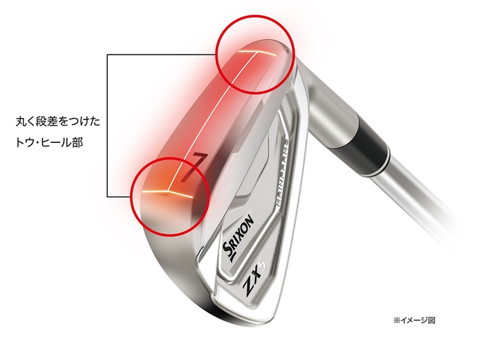 *写真は「スリクソン ZX5 Mk Ⅱ アイアン」です。