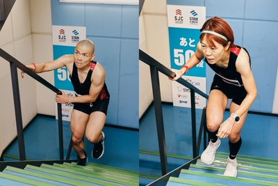 ステアクライミングジャパンサーキット大阪大会の様子