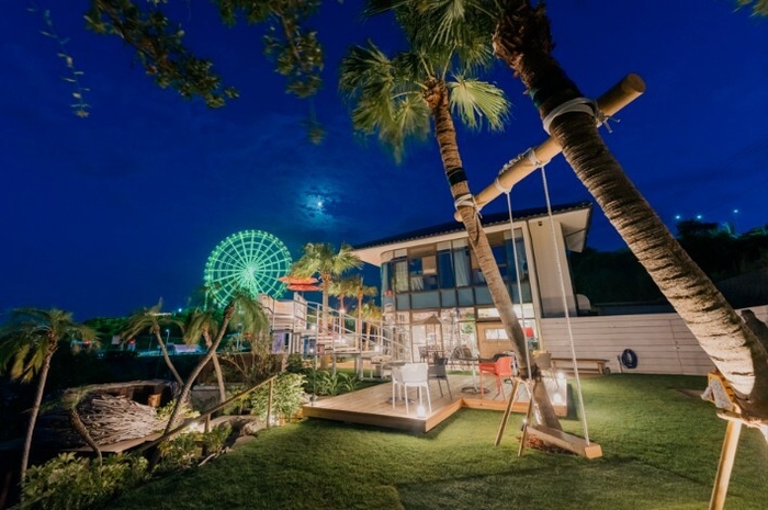 夜のプラスレイガーデン