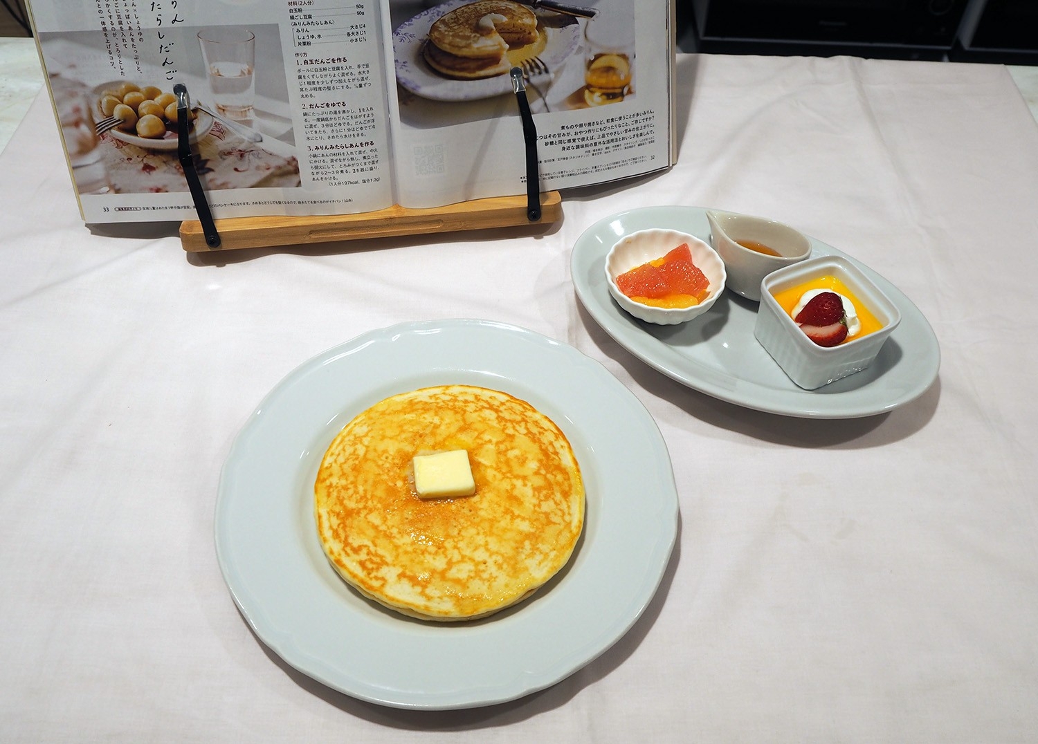 みりんパンケーキ&プリン