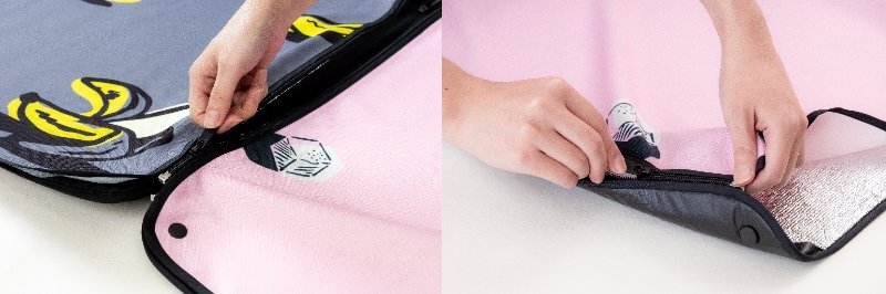 2層構造も人数にあわせてジップで連結&拡大可能