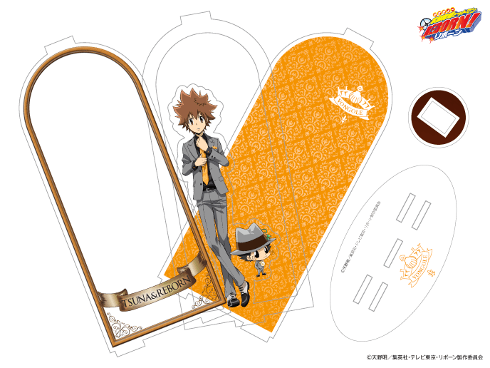 立体アクリルスタンド 組み立てイメージ